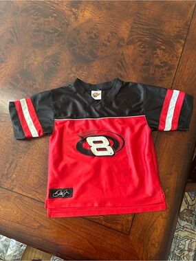 Winners Circle Dale Earnhardt Jr‎ Jersey Kids Size 8 Casual Red NASCAR Logo